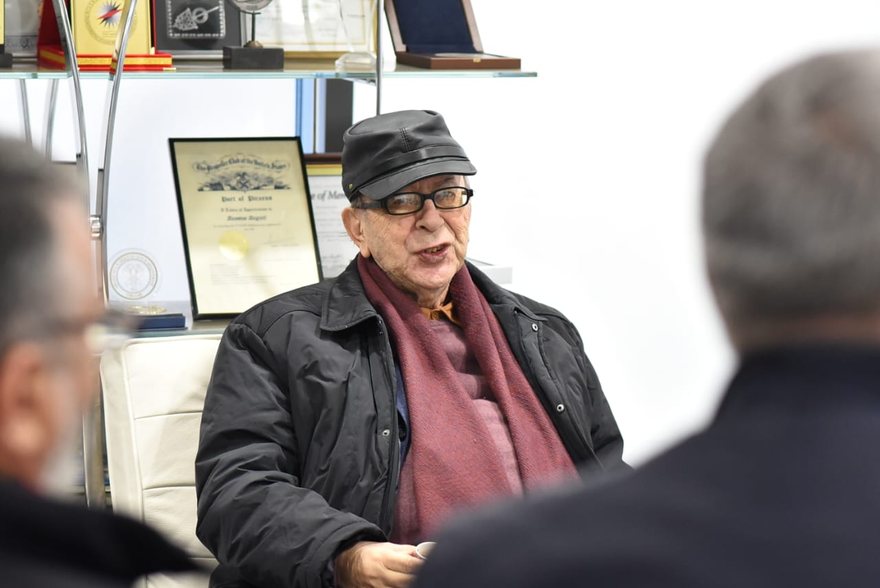 Shkrimtari i madh Ismail Kadare, viziton Universitetin Mesdhetar të Shqipërisë